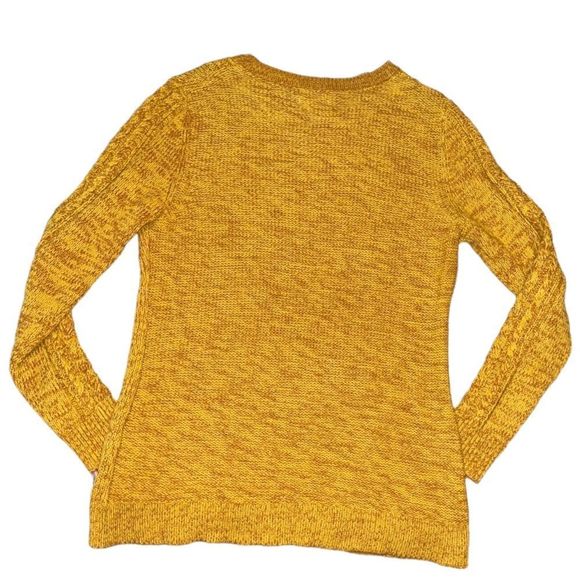 Old Navy squash colored cable knit sweater - Picture 2 of 12